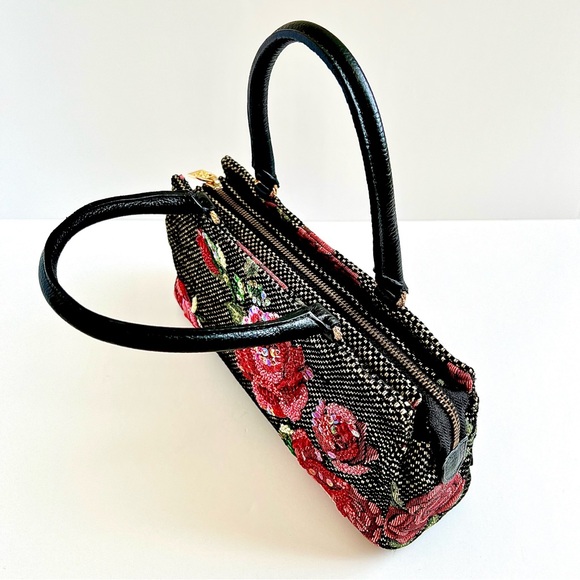 Think Bee! Embroidered-Embellished Rose Tapestry Bag - Picture 7 of 11